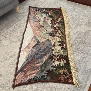 Modern cottage wall tapestry